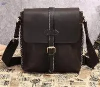 Men's Multifunctional Leather Shoulder Bag