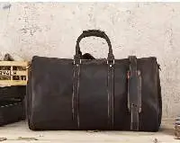 Large-Capacity Leather Travel Bag