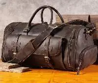 Retro Genuine Leather Travel Bag