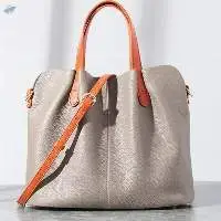 Female Soft Leather Large Capacity Computer Bag