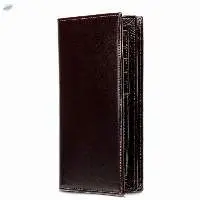 Genuine Leather Men's Long Wallet