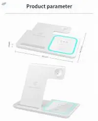 PS455.3-in-1 Wireless Charger (Desktop)