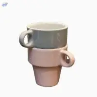 Ceramic Stackable Espresso Cup