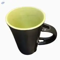 Ceramic Hot Chocolate Mug with Spoon Holder