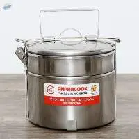 Inox Camen 2compartments 14cm