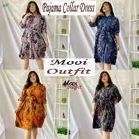 Pajama Collar Dress