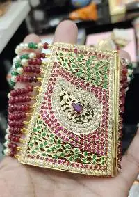 Artificial Gold Plated Fashion Jadau Handcuff