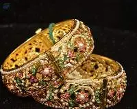 High Finishing Punjabi Jadau Bangles