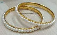 Real pearl guarantee bangle