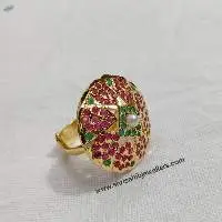 Good Quality Punjabi Jadau Ring