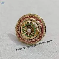 Trendy Look Handcrafted Jadau Ring