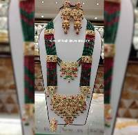 Gold Plated Punjabi Jadau Rani Har