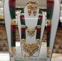 Gold Plated Punjabi Jadau Rani Har