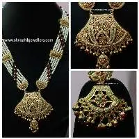 Gold plated jadau Rani Har