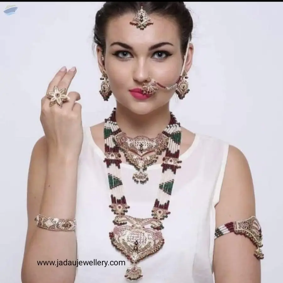 Traditional Punjabi Jadau Bridal Jewellery