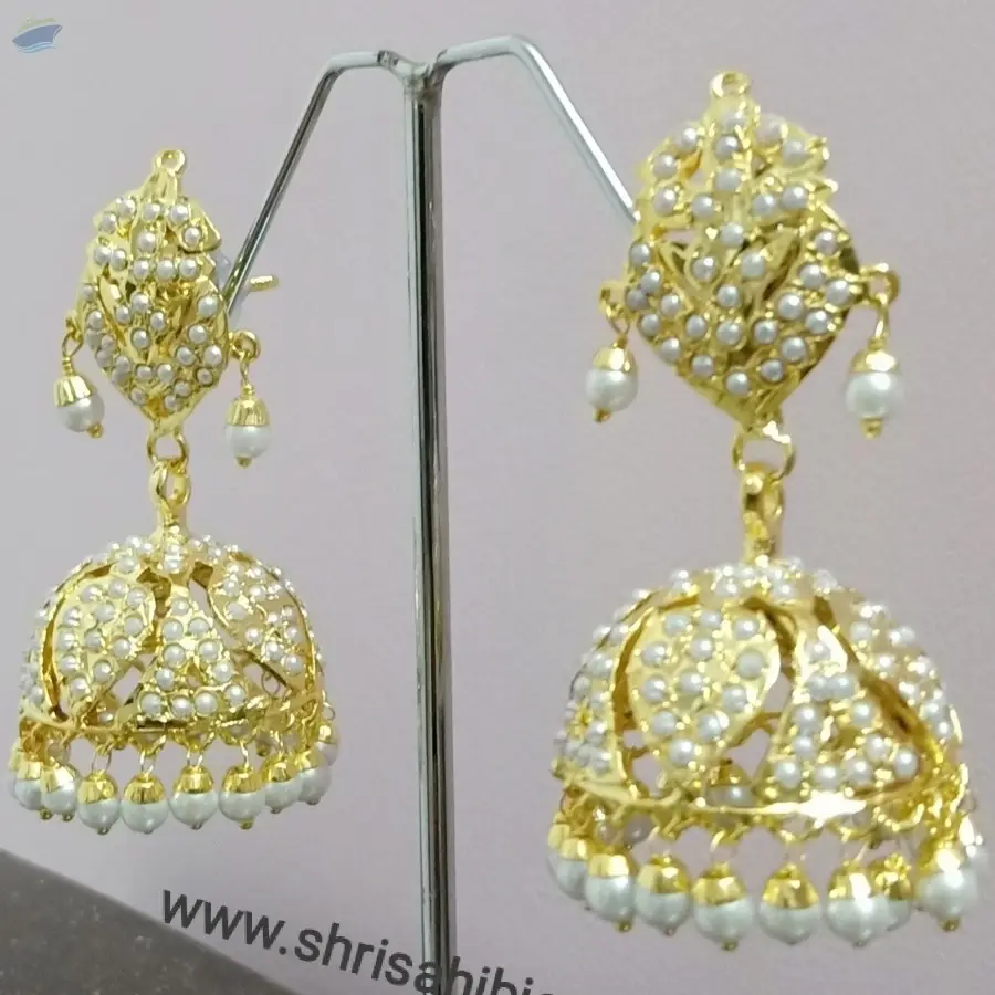 Gold plated White Jumki