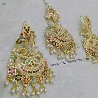 Earring +tikka set