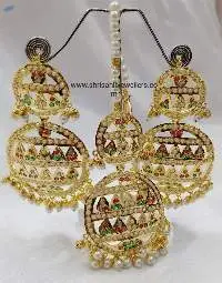 Traditional Punjabi Tikka +Earrings