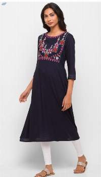 Women/Girls Kurti Sleeves Anarkali Katta