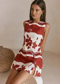 Premium Fashionable Maroon Alice Dress