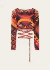 Fashionable Women Sun Siam Tie Tops