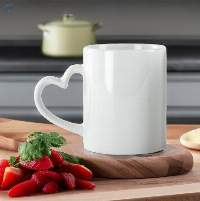 Heart Handle Sublimation Mug