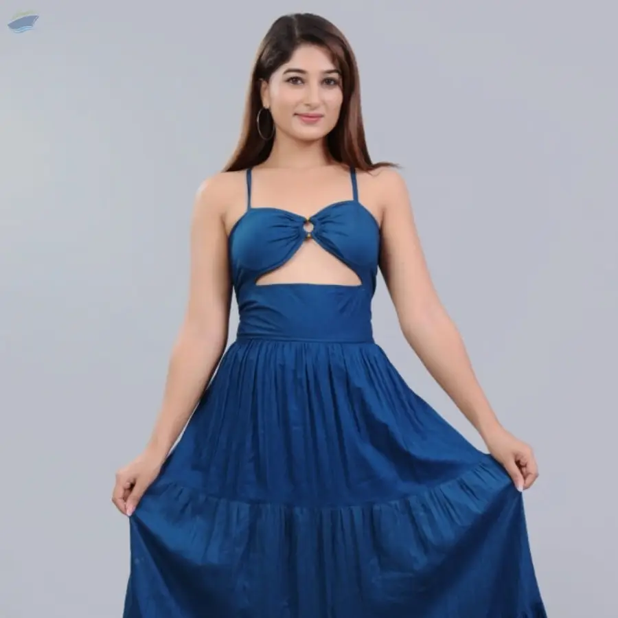 Blue Maxi Dress