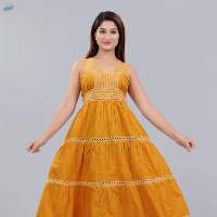 Yellow Midi Dress