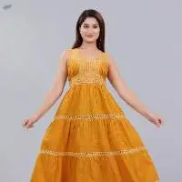 Yellow Midi Dress
