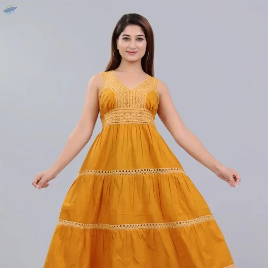 Yellow Midi Dress
