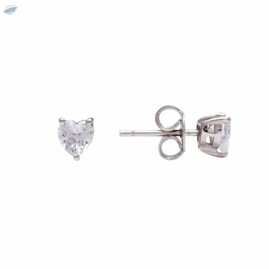 Silver Marquise Shape Garnet Earrings