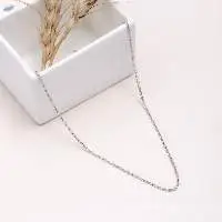 92.5 Sterling Silver Chain Necklace