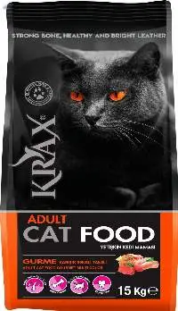 Krax Adult Cat Food Gurme 