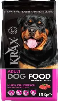 Krax Adult Dog Food Kuzu Etli