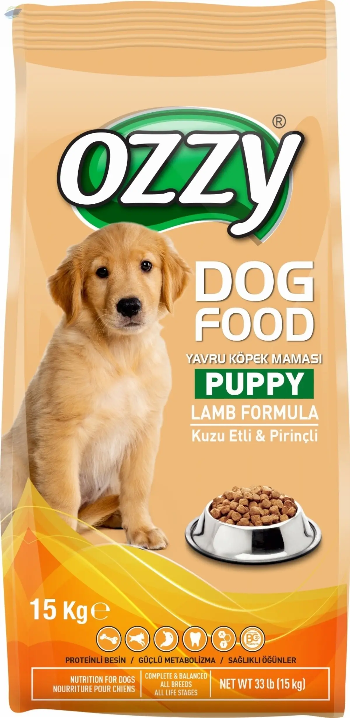 Ozzy Puppy Dog Food Box Meat