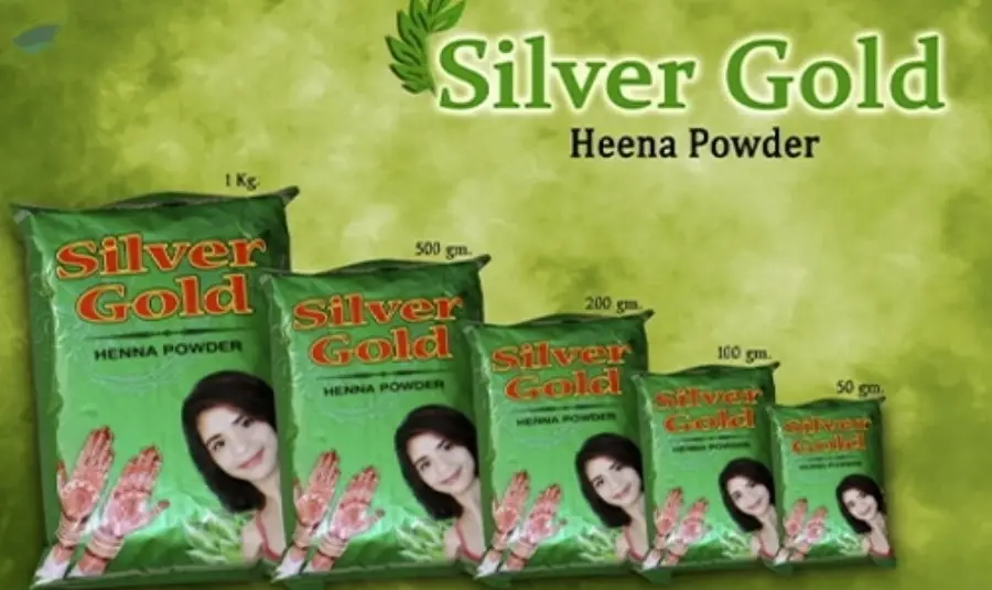 Silver Gold Henna Powder