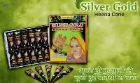 Silver Gold Henna Cone