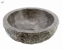 Marble Wash Basin Sink in Grey