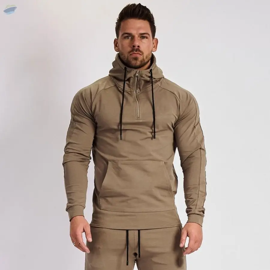 Pullover Men Gym Fitness Hoodies