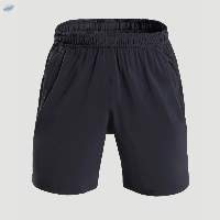 Elastic Waist 100% Polyester Gym Short