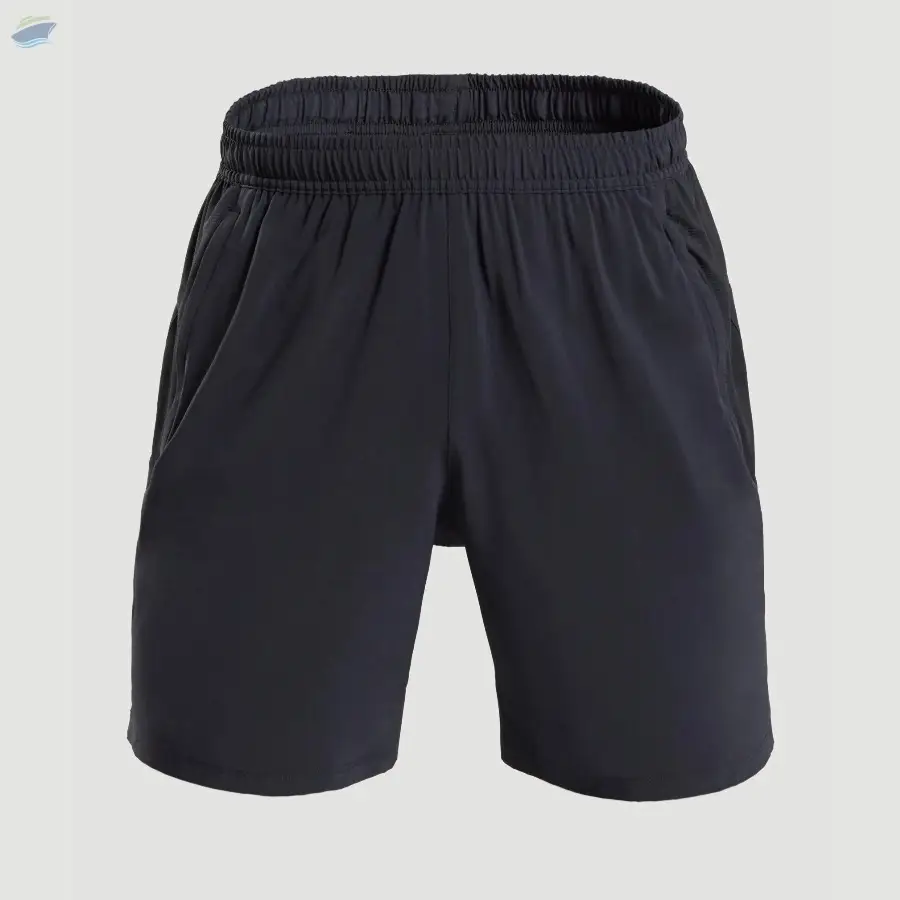 Elastic Waist 100% Polyester Gym Short