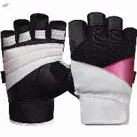 Half Finger Gym Leather Gloves