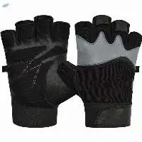 Gym Weightlifting Leather Gloves