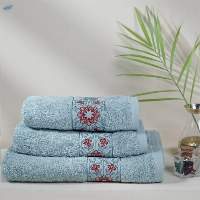 Soft Linen 3 Piece Bath Towel Set