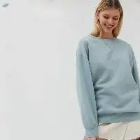 Plain Women Fleece Sweatshirt