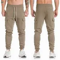 Cargo Pocket Men Sweatpants