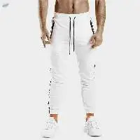 Slim Fit Men Custom Logo Sweatpants