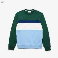 Patchwork Men O Neck Sweatshirt