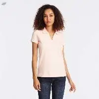 Women Solid Polo T Shirt
