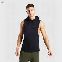 Gym Fitness Men Solid Hoodies